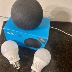 Amazon Echo 5th Generation & Color Changing Light Bulbs
