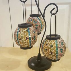Mosaic lampions ,candle holders