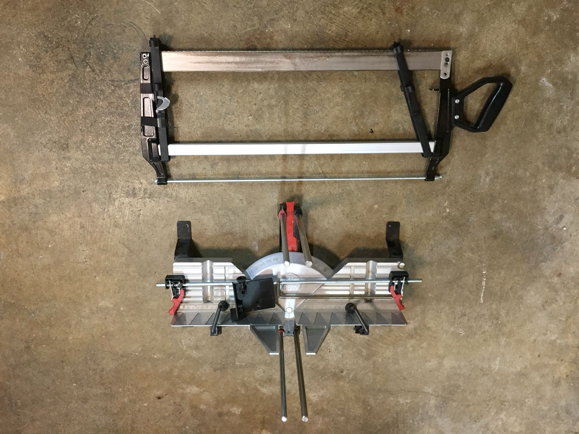 Nobex Champion 180 Compound Miter Saw with Blades