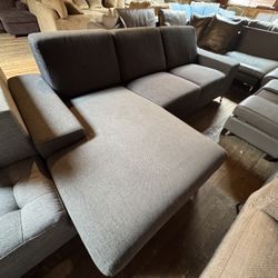 Grey L Shaped Sectional Couch “WE DELIVER”