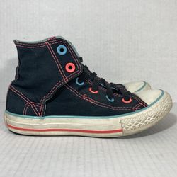 Converse Chuck Taylor All Star Hi Casual Canvas Shoes Kids Junior Youth Sz 1