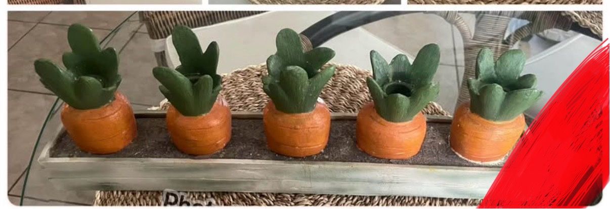 CARROTS CANDLE HOLDER