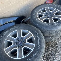 Ford F150 18” Wheels And Tires 