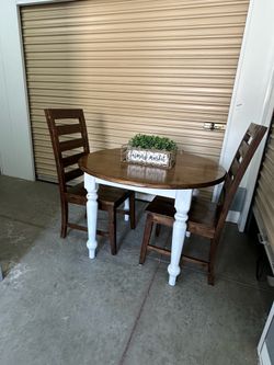 Table and 2 chairs