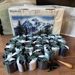 Retired Mountain High Wonder Art Caron Latch Hook Kit - SEE DESCRIPTION