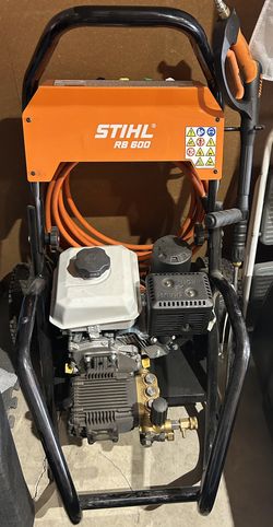 STIHL RB 600. A powerful, commercial-grade pressure washer with durable, high-quality components for professional use.