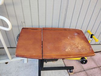 Rolling Adjustable computer table
