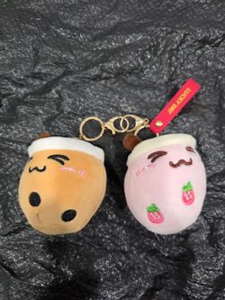 Boba friendship keychain