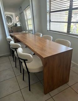 Dining table with chairs