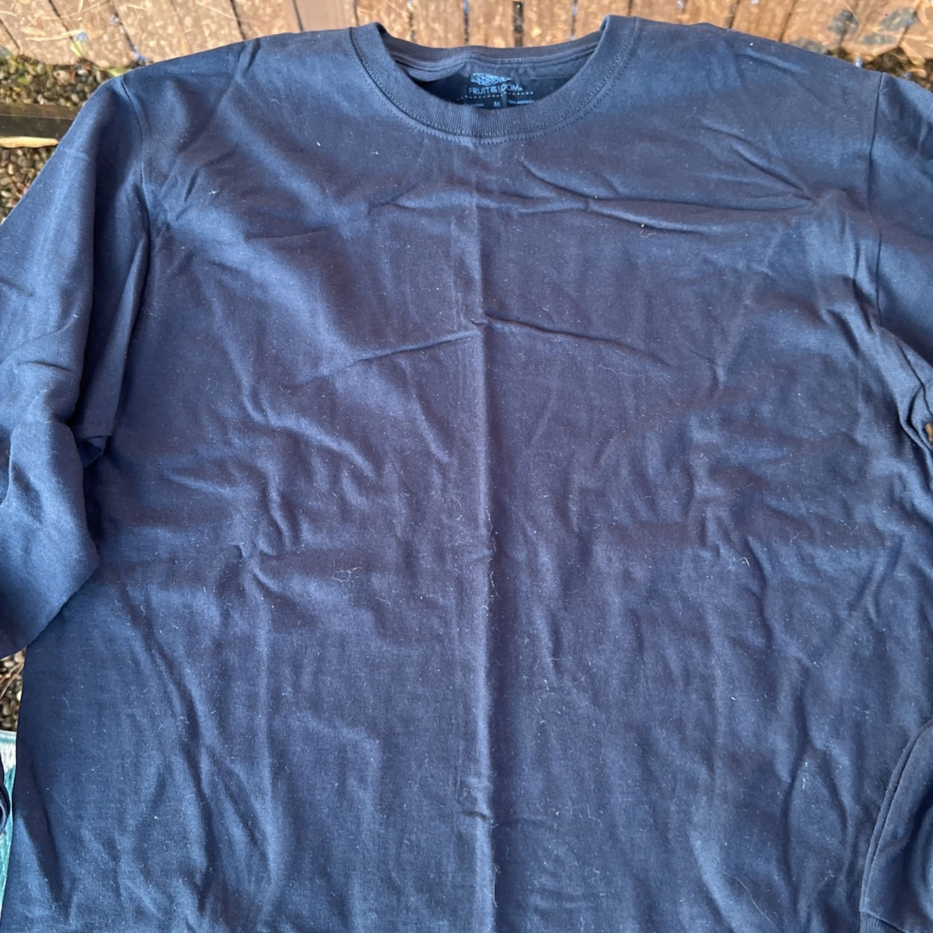 Brand New Men's Medium Fruit Of The Loom Long Sleeve Shirt