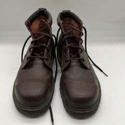 Berrendo Steel Toe Work Boots Men Size 10 Brown  Safety Boots Made In Mexico