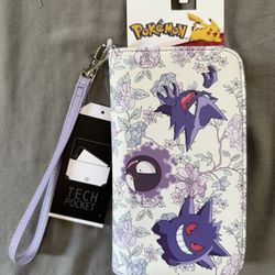 NEW Ghost Type Pokémon Phone Wallet Wristlet