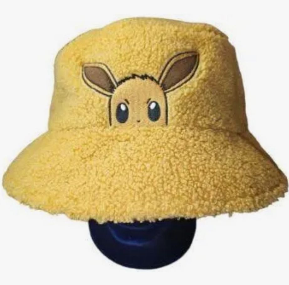 2023 Commemorative Pokemon Faux Shearling Bucket Hat