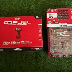 Milwaukee M18 FUEL High Torque Impact Wrench Set