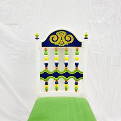 Artist Painted Carnival Chair