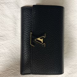 LOUIS VUITTON  Compact Wallet Black 