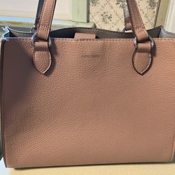 Anne Klein Authentic Pink Leather Handbag