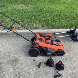 Black Deckor Lawn Mower And Trimmers