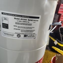 Selling this new never used out of box vacuflo serial #F063164