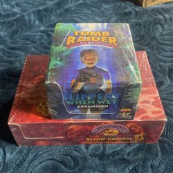 TOMB RAIDER SLIPPERY WHEN WET EXPANSION BOOSTER BOX SEALED 48 PACKS CCG