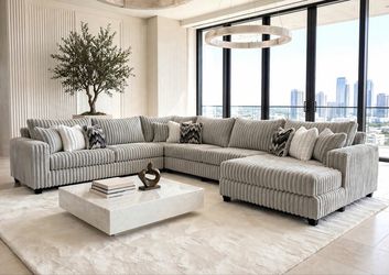 OVERSIZED SECTIONAL GRAY 4PC 🌺💗🥳😍👍🏻🧡