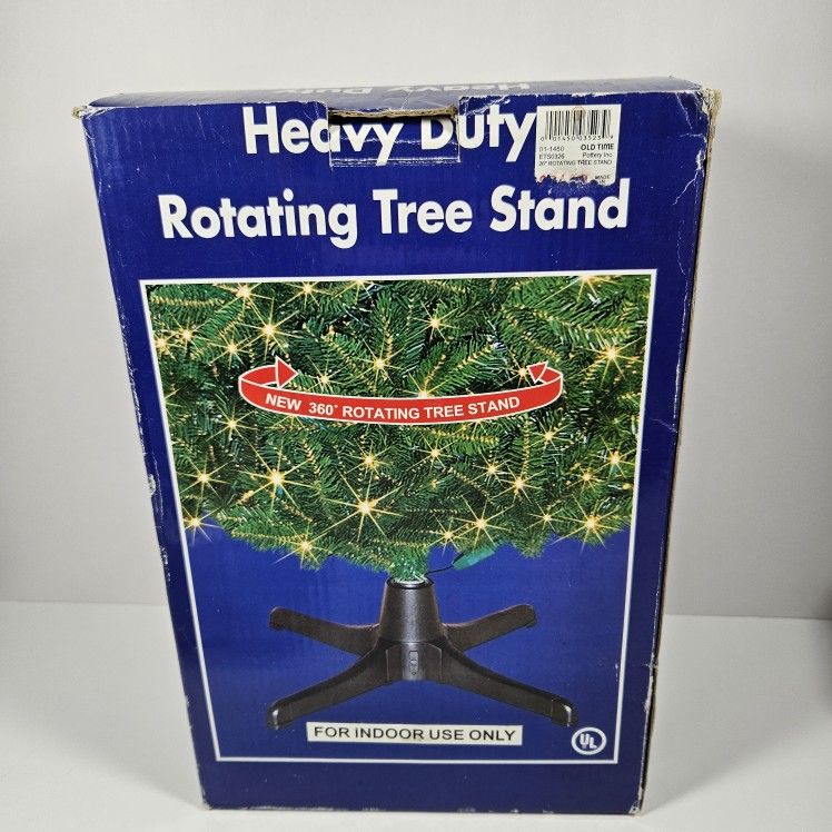New Unused Heavy Duty 360 Degree Rotating Christmas Tree Stand