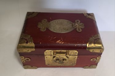 Vintage Asian Jewelry Box 