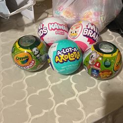 Five Surprise And Crayola Balls 