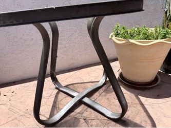 Glass top  small table
