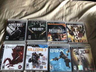 PS3 Games for sale $5 each