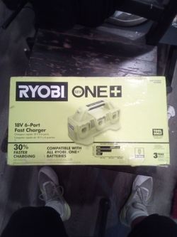 Ryobi 18V ONE+ 6-Port Fast Charger
