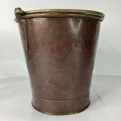 Vintage Brass Bucket 