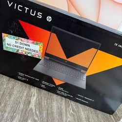 HP Victus 15.6inch Gaming Laptop New - Only $1 Today Pay The Rest Later! 