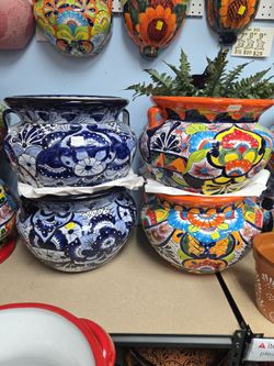 💥🪴Talavera Planter 💥  $95 each.  Talavera and Clay Pottery Store In Norwalk CA 90650