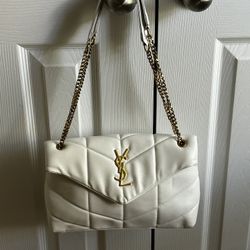 Ysl white bag