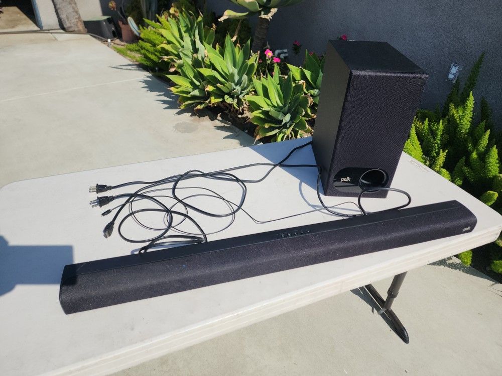 Polk Signa S2 Audio Sound Bar and Subwoofer