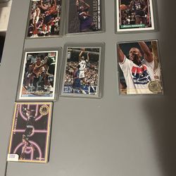 3 Anfernee Hardaway, 1 Jordan, 1 Michael Johnson And 2 Charles Barkley Upper Deck, Topps & Fleer
