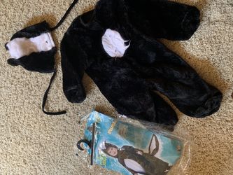 Halloween costume: skunk toddler size