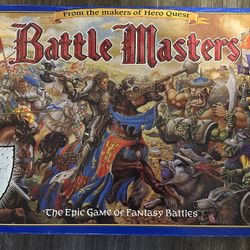 Battle Masters Board Game Milton Bradley