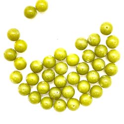 Olive Green Serpentine Beads 