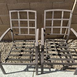 Two Patio Furniture Chairs 