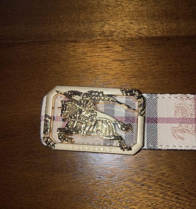 Burberry Gold belt buckle 3D prorsum knight Reversible 113cm (READ DESCRIPTION)