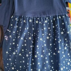 Girls L/S Unicorn Dress