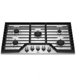 Whirlpool Gas 36 In cooktop