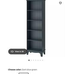 Two Green/Blue IKEA bookshelves - $135 Each