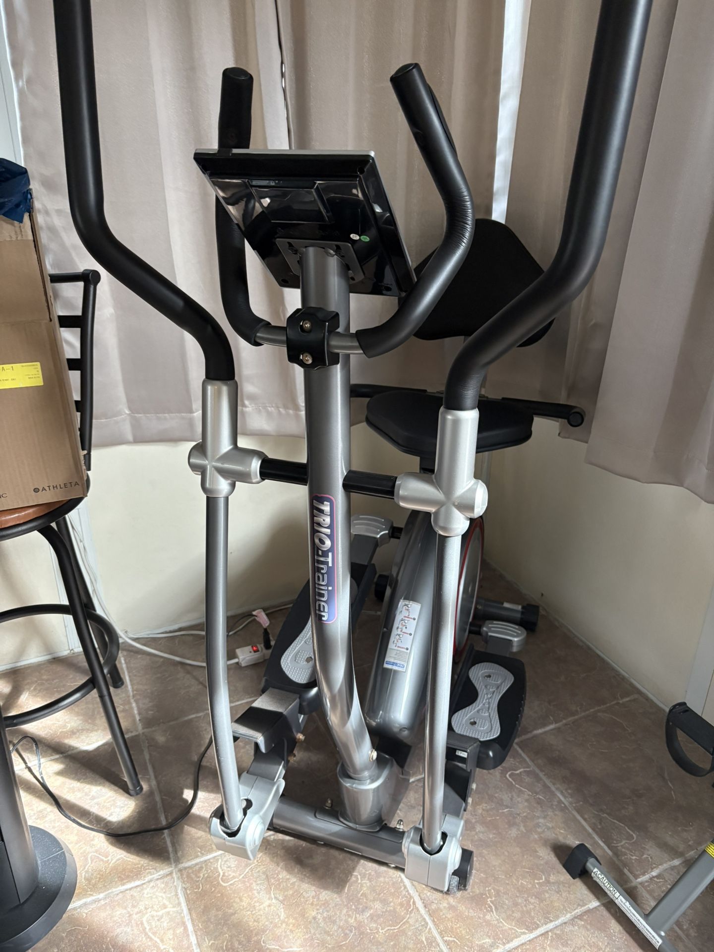 Body Power Trio Trainer Elliptical Cycle Fitness Equipment Works Great!! Only $150!!!