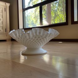 Milk Glass Bowl