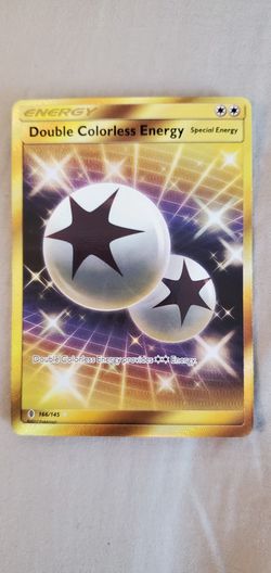 🌟Gold 🌟Double Colorless Energy Secret Rare 166/145