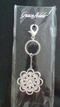 Grace adele silver clip on