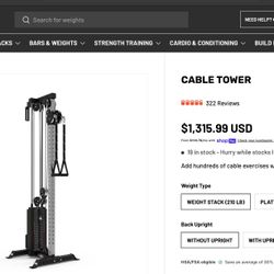 $300 Firm  Bells Of Steel Cable Tower 